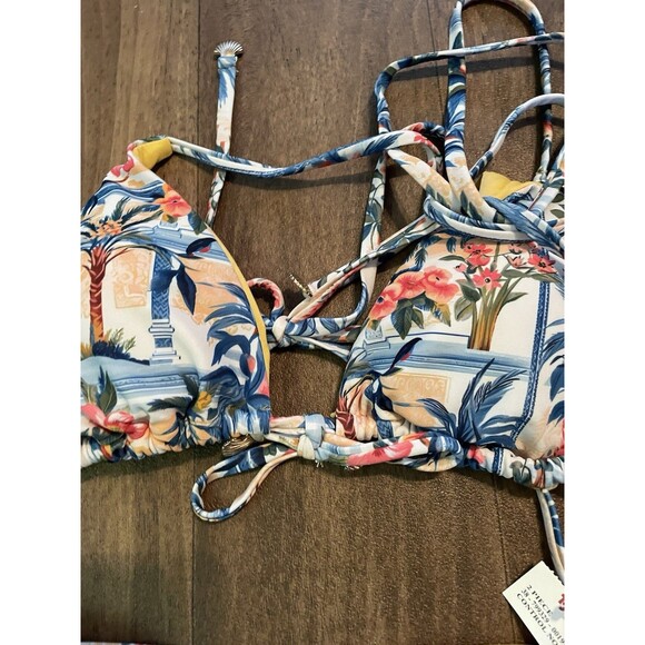 Escape to Paradise 2 Piece Bikini NWT medium Top and Bottom - Picture 4 of 8
